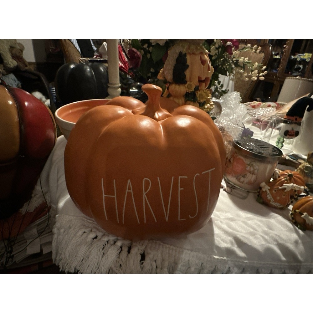 Rae Dunn - Pumpkin Harvest Decor - Artisan Collection by Magenta 9"tall 11" wide